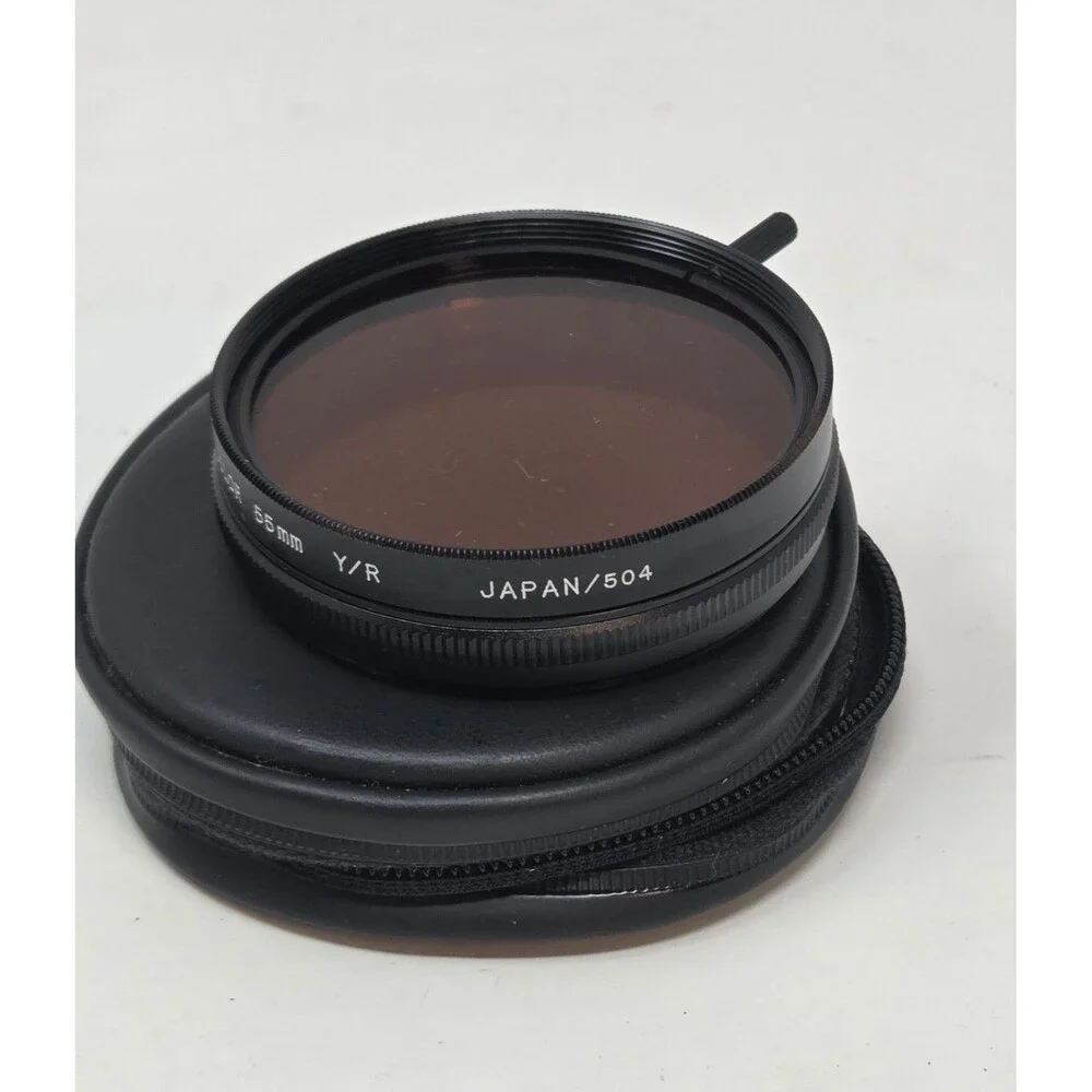Prinz Vario Color 55mm Y/R Rotating Camera Filter Japan Vintage with Case